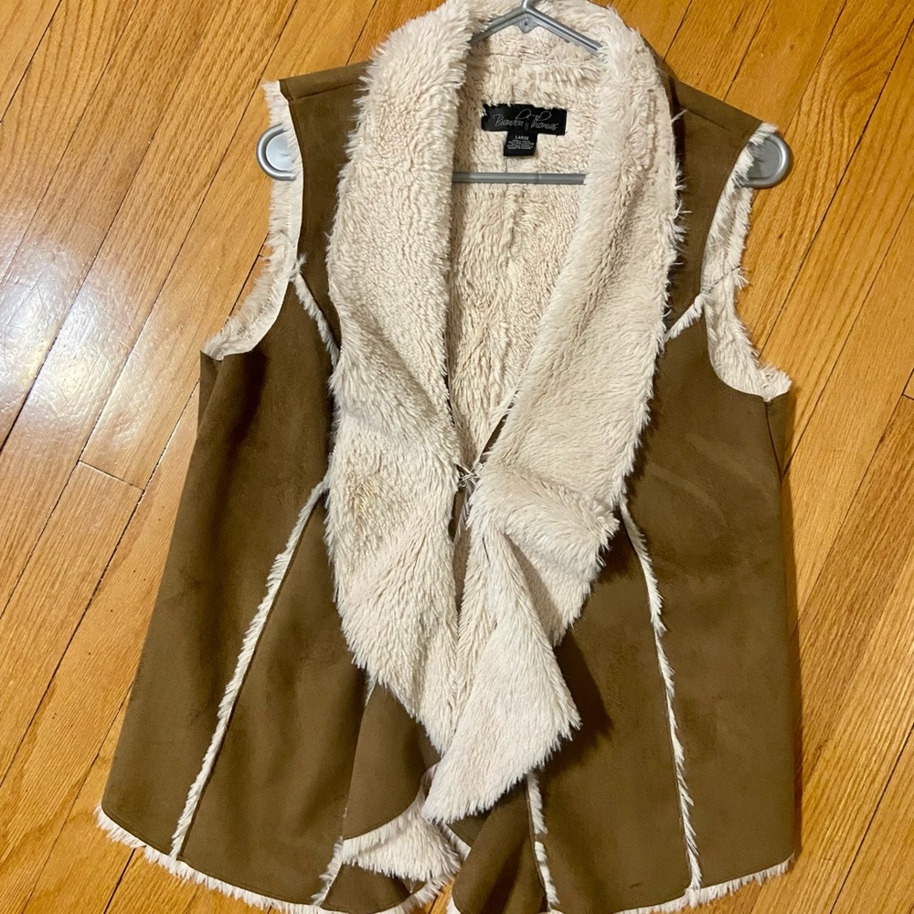 Brandon Thomas Faux Fur Vest